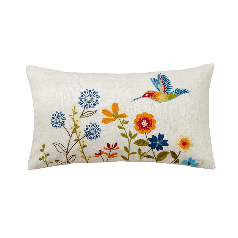 Bolster Pillows for Sofa DecorationVelvet Pillows for a Touch of EleganceBirds and Flowers Lumbar Pillow Bolster Pillows for Sofa DecorationVelvet Pillows for a Touch of EleganceBirds and Flowers Lumbar Pillow