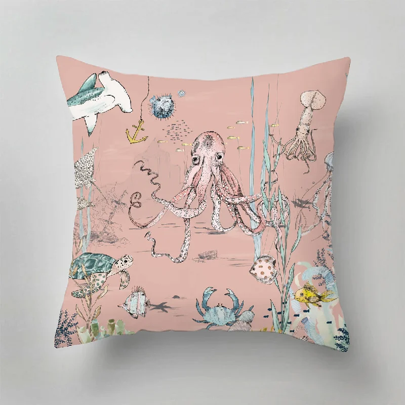 Down Alternative Pillows for Ethical ChoicesMemory Foam Pillows for Neck SupportIndoor Pillow - UNDERWATER WONDERS sorbet Down Alternative Pillows for Ethical ChoicesMemory Foam Pillows for Neck SupportIndoor Pillow - UNDERWATER WONDERS sorbet