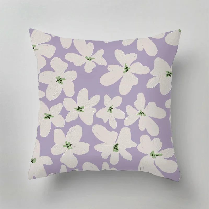 Memory Foam Pillows for Neck SupportKids Pillows with Fun DesignsIndoor Pillow - Bold Flowers Lilac Memory Foam Pillows for Neck SupportKids Pillows with Fun DesignsIndoor Pillow - Bold Flowers Lilac