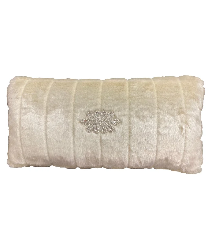 Feather Pillows for a Luxurious SleepLumbar Support Pillows for Car SeatsCream Faux Fur Rectangle Accent Pillow 12x28