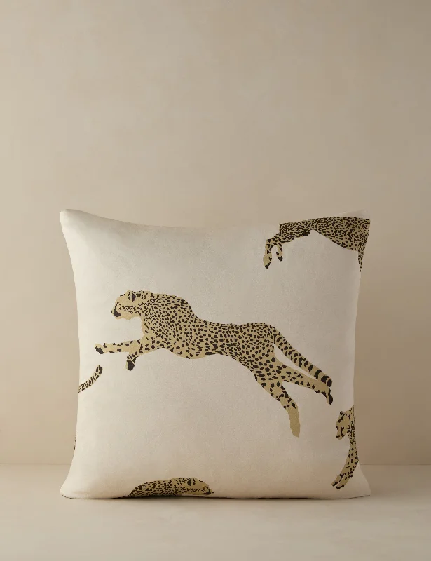 Kids Pillows with Fun DesignsRound Pillows for Boho-Style InteriorsLeaping Cheetah Pillow by Scalamandre Kids Pillows with Fun DesignsRound Pillows for Boho-Style InteriorsLeaping Cheetah Pillow by Scalamandre
