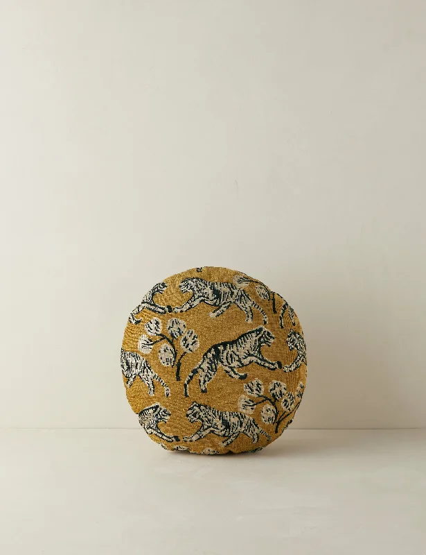 Down Alternative Pillows for Ethical ChoicesMemory Foam Pillows for Neck SupportTiger Jacquard Round Pillow by Sarah Sherman Samuel Down Alternative Pillows for Ethical ChoicesMemory Foam Pillows for Neck SupportTiger Jacquard Round Pillow by Sarah Sherman Samuel