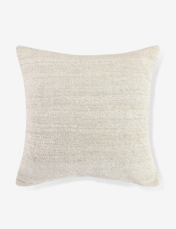 Velvet Pillows for a Touch of EleganceBolster Pillows for Sofa DecorationDara Jute Pillow 22" x 22", Ivory Velvet Pillows for a Touch of EleganceBolster Pillows for Sofa DecorationDara Jute Pillow 22" x 22", Ivory