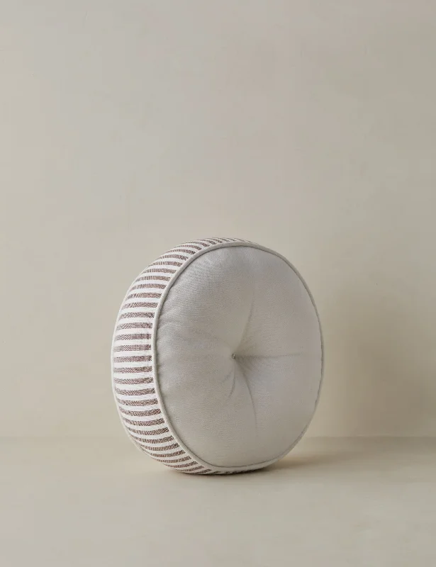 Down Alternative Pillows for Ethical ChoicesPregnancy Pillows for Expectant MothersLittu Indoor / Outdoor Striped Disc Pillow by Sarah Sherman Samuel Down Alternative Pillows for Ethical ChoicesPregnancy Pillows for Expectant MothersLittu Indoor / Outdoor Striped Disc Pillow by Sarah Sherman Samuel