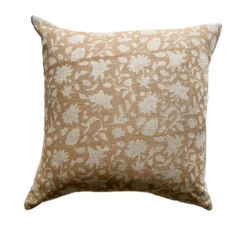 Soft and Fluffy Pillows for Bedroom ComfortBack Support Pillows for Office ChairsTan Floral Pillow Covers | Susie Soft and Fluffy Pillows for Bedroom ComfortBack Support Pillows for Office ChairsTan Floral Pillow Covers | Susie
