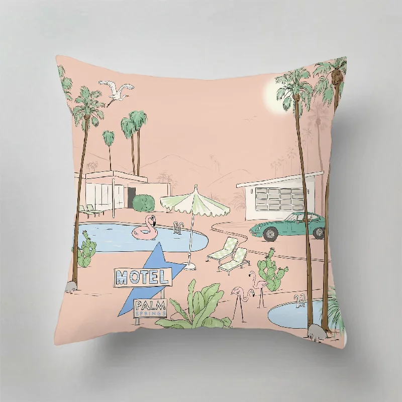 Feather Pillows for a Luxurious SleepMemory Foam Pillows for Neck SupportIndoor Pillow - PALM SPRINGS peach Feather Pillows for a Luxurious SleepMemory Foam Pillows for Neck SupportIndoor Pillow - PALM SPRINGS peach