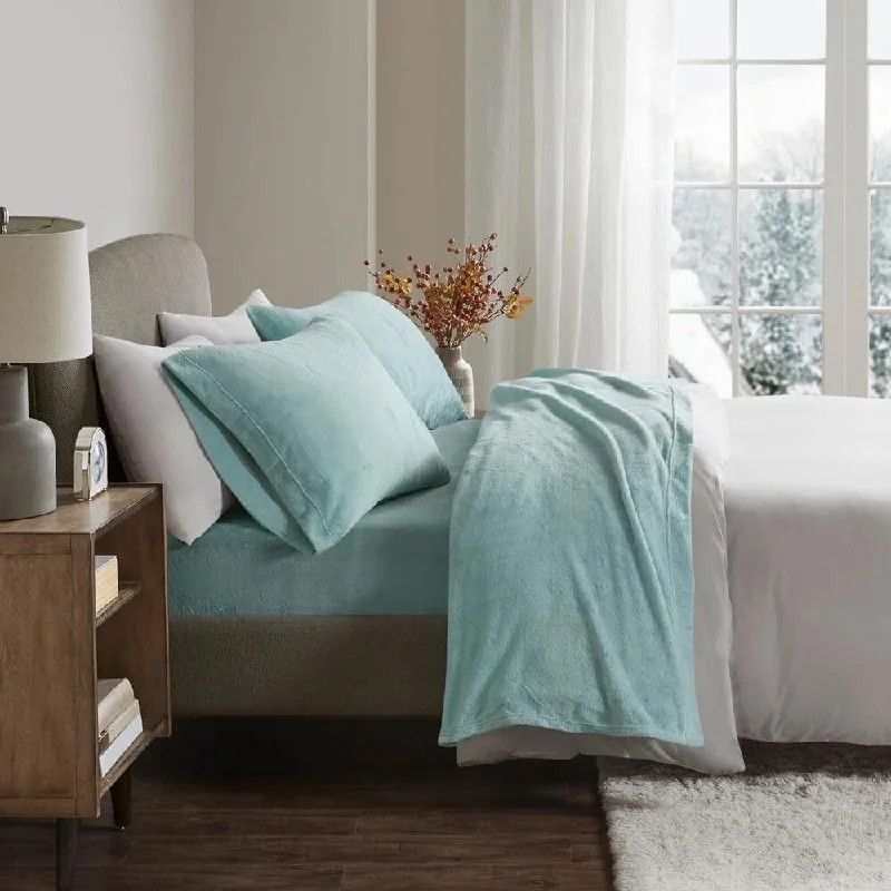 Synthetic fiber blend blankets for a budget - friendly choice4pc Twin Cozy Soft Micro Fleece Plush Deep Pocket Sheet Set Aqua Synthetic fiber blend blankets for a budget - friendly choice4pc Twin Cozy Soft Micro Fleece Plush Deep Pocket Sheet Set Aqua
