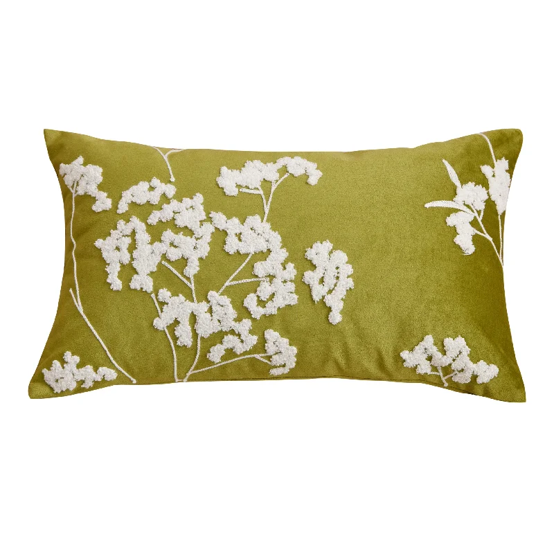 Memory Foam Pillows for Neck SupportKids Pillows with Fun DesignsBaby's Breath Green Lumbar Pillow Memory Foam Pillows for Neck SupportKids Pillows with Fun DesignsBaby's Breath Green Lumbar Pillow