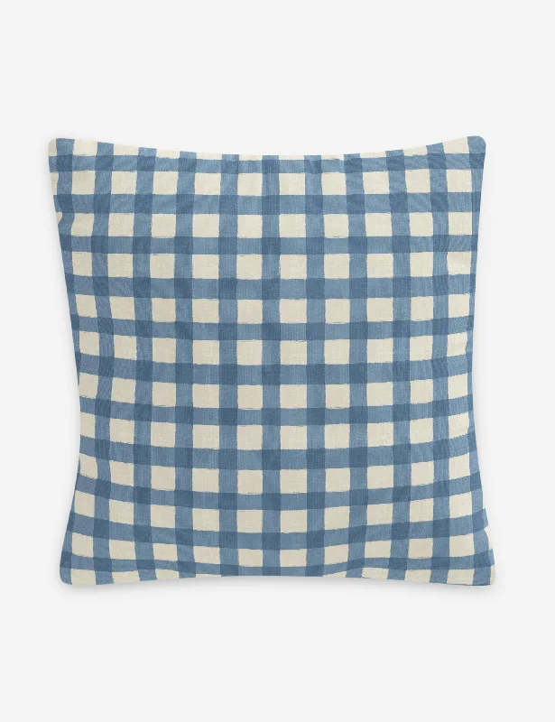 Gingham Dusty Blue