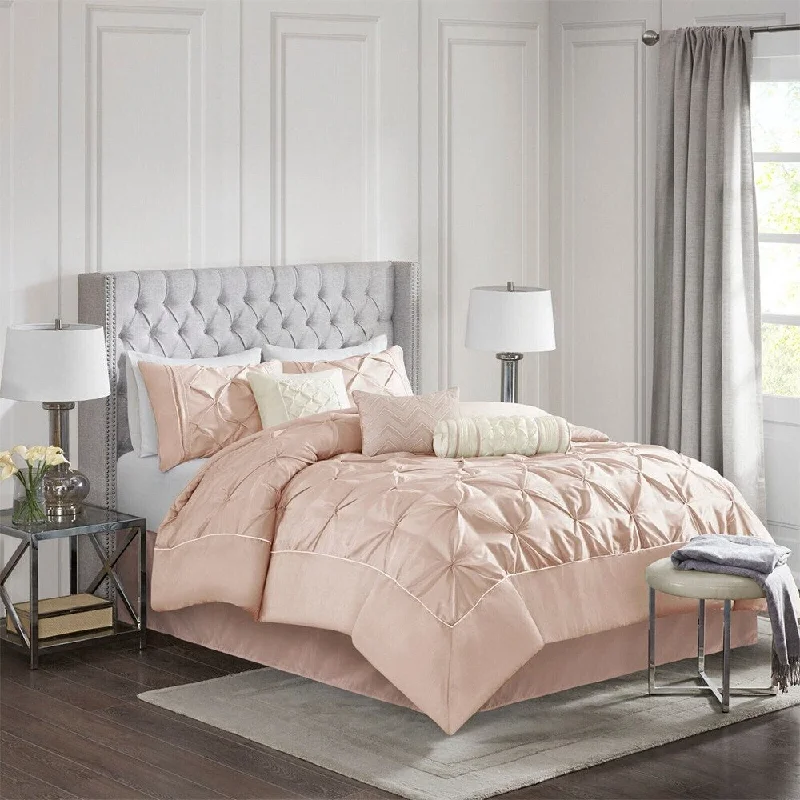 Microfiber blankets that are durable and easy to care for7pc King Size Embroidery Tufted Comforter Set Blush Microfiber blankets that are durable and easy to care for7pc King Size Embroidery Tufted Comforter Set Blush