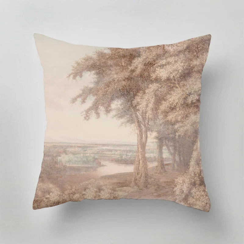 Soft and Fluffy Pillows for Bedroom ComfortRound Pillows for Boho-Style InteriorsIndoor Pillow - Dutch Master clay Soft and Fluffy Pillows for Bedroom ComfortRound Pillows for Boho-Style InteriorsIndoor Pillow - Dutch Master clay