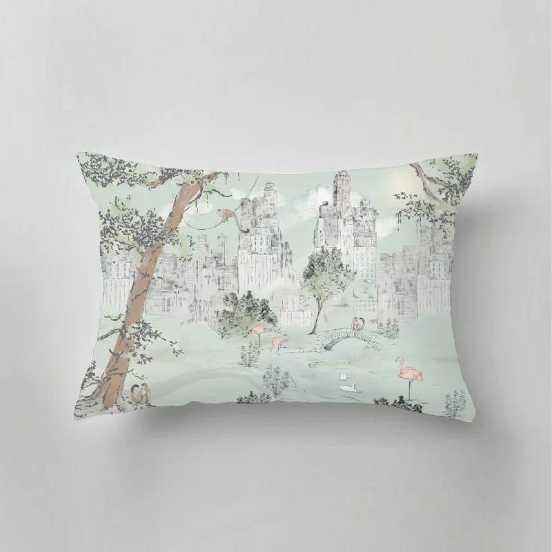 Plush Pillows for a Cozy BedFeather Pillows for a Luxurious SleepIndoor Pillow - CENTRAL PARK mint Plush Pillows for a Cozy BedFeather Pillows for a Luxurious SleepIndoor Pillow - CENTRAL PARK mint