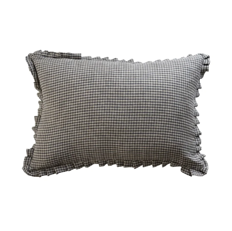 Velvet Pillows for a Touch of ElegancePlush Pillows for a Cozy BedFinn Gingham Ruffle Pillow Cover Velvet Pillows for a Touch of ElegancePlush Pillows for a Cozy BedFinn Gingham Ruffle Pillow Cover