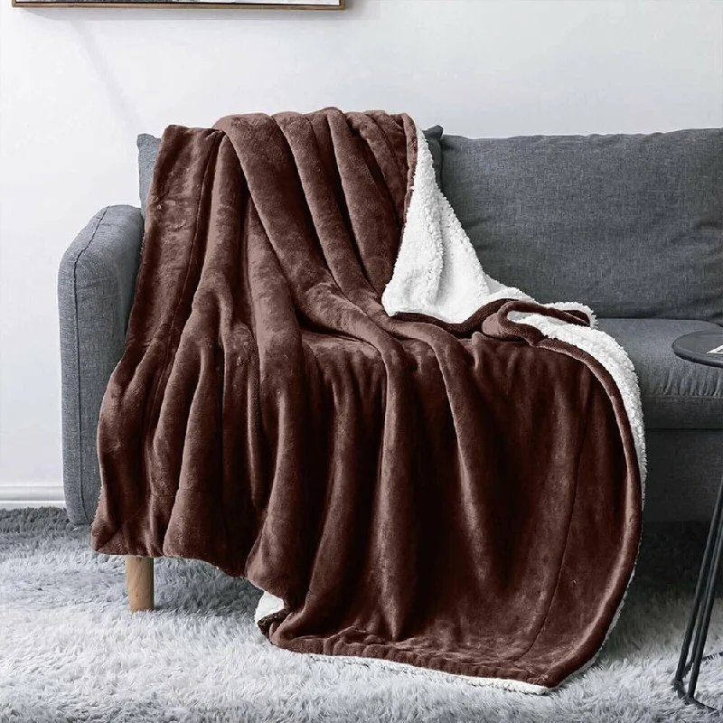 Mohair blankets with a unique sheen and softnessQueen Size Sherpa Fleece Blanket Mink Coffee Mohair blankets with a unique sheen and softnessQueen Size Sherpa Fleece Blanket Mink Coffee