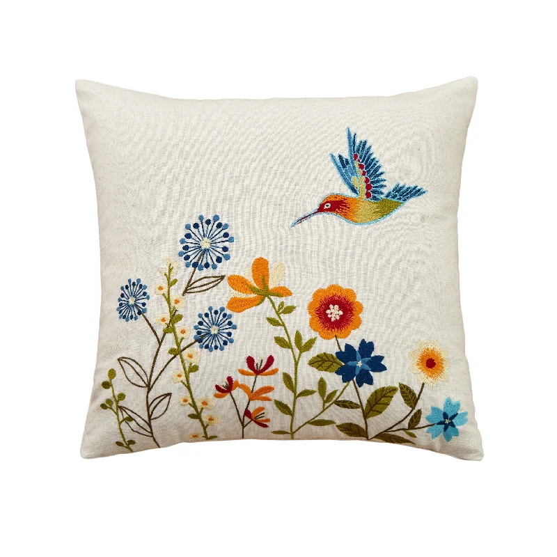 Square Pillows for Modern Home DecorFirm Pillows for Side SleepersBirds and Flowers Pillow Square Pillows for Modern Home DecorFirm Pillows for Side SleepersBirds and Flowers Pillow