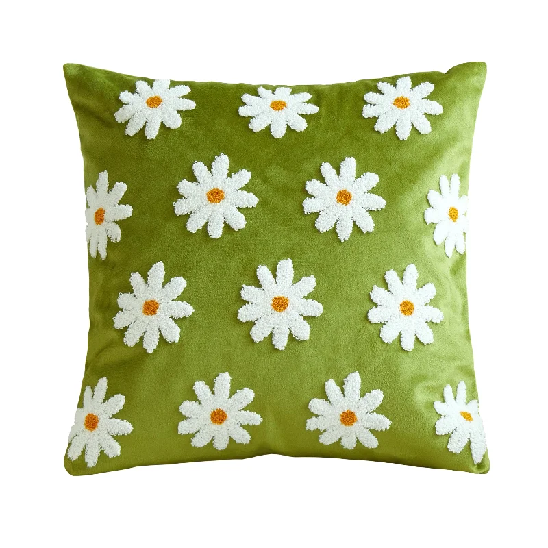 Adjustable Pillows for Customized ComfortFeather Pillows for a Luxurious SleepDaisies Green Pillow Adjustable Pillows for Customized ComfortFeather Pillows for a Luxurious SleepDaisies Green Pillow