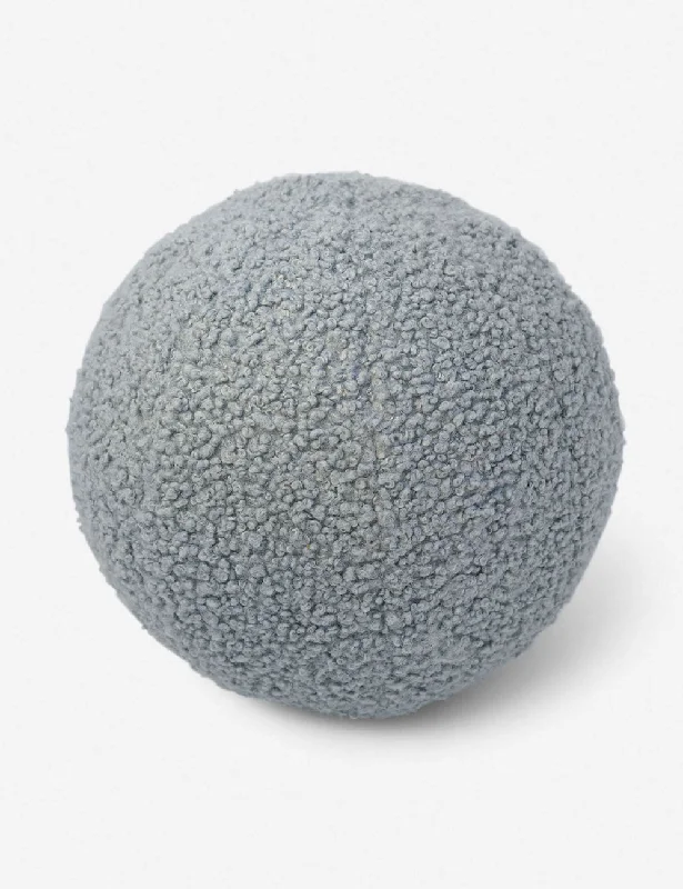 Plush Pillows for a Cozy BedSilk Pillows for Smooth Skin and HairBouclé Ball Pillow by Sarah Sherman Samuel