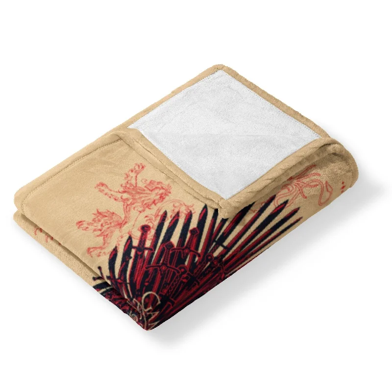 King - size blankets to cover large beds comfortablyWarner Brothers Game of Thrones Iconography Silk Touch Throw Blanket King - size blankets to cover large beds comfortablyWarner Brothers Game of Thrones Iconography Silk Touch Throw Blanket