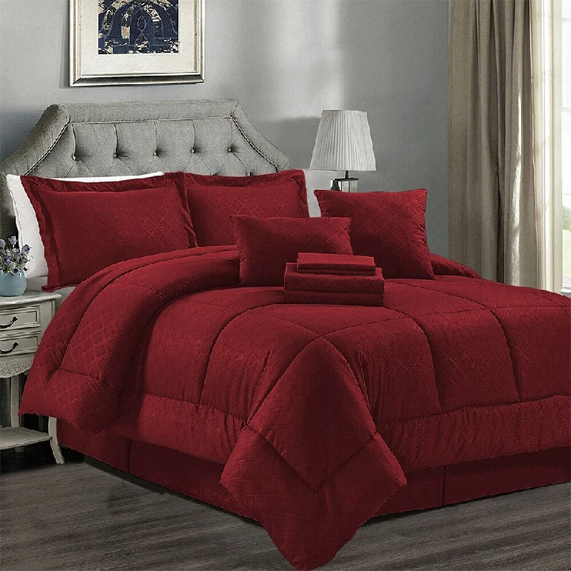 Cashmere blankets for ultimate softness and luxury10 Piece Comforter Set Soft Bed in a Bag Comforter Queen Burgundy Cashmere blankets for ultimate softness and luxury10 Piece Comforter Set Soft Bed in a Bag Comforter Queen Burgundy
