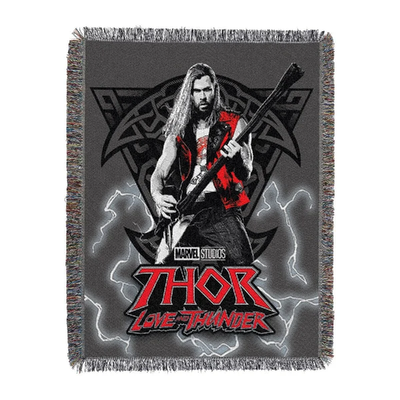 Fleece blankets for a cozy and plush textureMarvel Thors Axe Woven Tapestry Throw