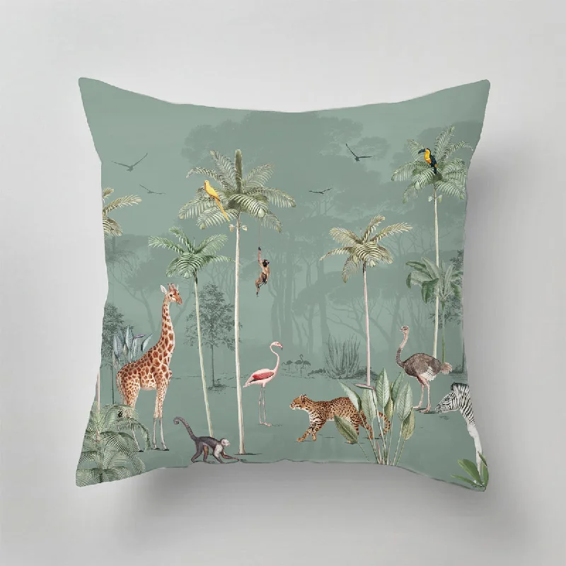 Velvet Pillows for a Touch of EleganceDown Alternative Pillows for Ethical ChoicesOutdoor Pillow - WILDLIFE'S PLAYGROUND Green Velvet Pillows for a Touch of EleganceDown Alternative Pillows for Ethical ChoicesOutdoor Pillow - WILDLIFE'S PLAYGROUND Green