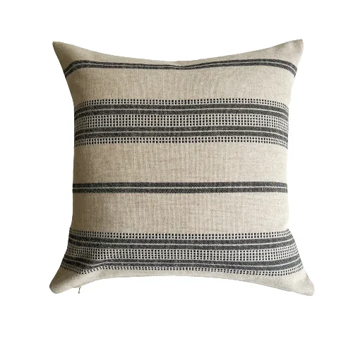 Back Support Pillows for Office ChairsBolster Pillows for Sofa DecorationBlack Stripe Pillow, Woven Pillows | Hank Back Support Pillows for Office ChairsBolster Pillows for Sofa DecorationBlack Stripe Pillow, Woven Pillows | Hank