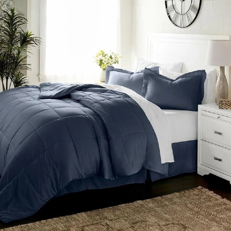 Alpaca wool blankets for a hypoallergenic and warm option8pc Queen Size Luxury Ultra Soft Bedding Set Midnight Blue Alpaca wool blankets for a hypoallergenic and warm option8pc Queen Size Luxury Ultra Soft Bedding Set Midnight Blue
