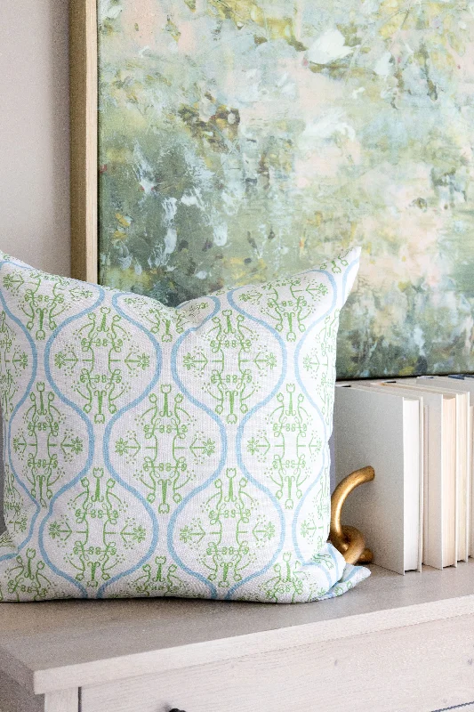 Pregnancy Pillows for Expectant MothersCooling Pillows for Hot SleepersWatercolor Damask White/ Sky Blue/ Green Luxury Pillow Pregnancy Pillows for Expectant MothersCooling Pillows for Hot SleepersWatercolor Damask White/ Sky Blue/ Green Luxury Pillow