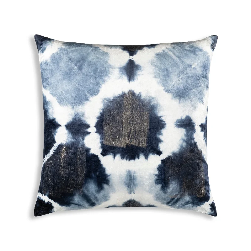 Soft and Fluffy Pillows for Bedroom ComfortBack Support Pillows for Office ChairsIndigo Silver Navy Base With Silver Foil Pillow Soft and Fluffy Pillows for Bedroom ComfortBack Support Pillows for Office ChairsIndigo Silver Navy Base With Silver Foil Pillow