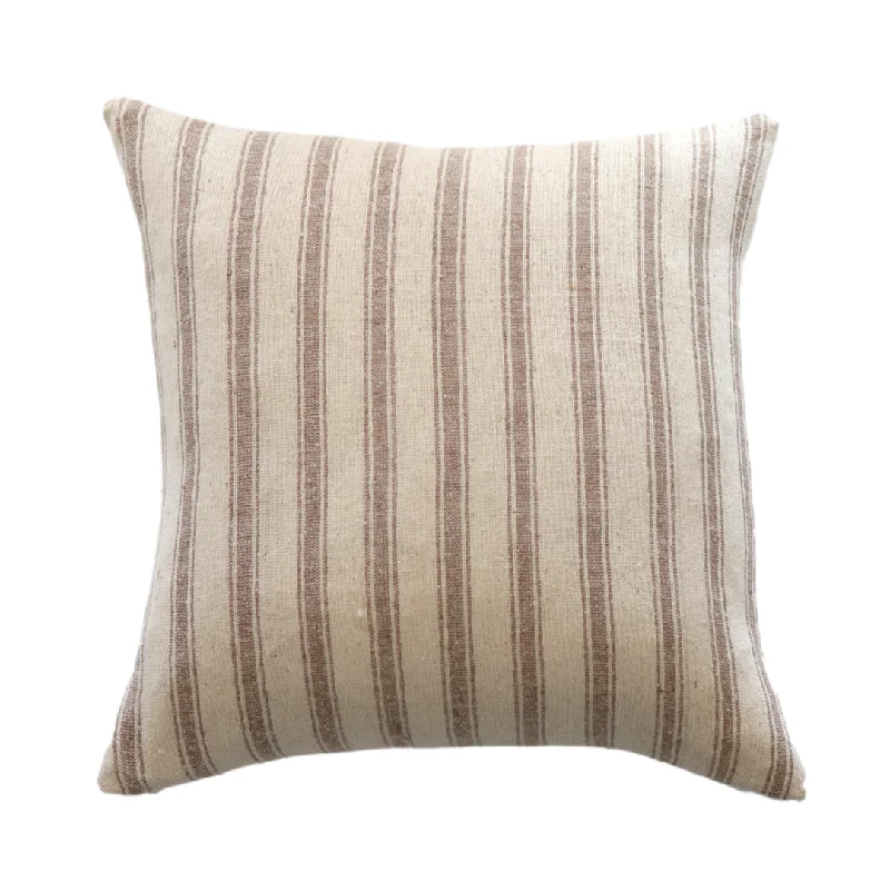 Travel Pillows for Long JourneysPlush Pillows for a Cozy BedEllis Woven Stripe Pillow Cover Travel Pillows for Long JourneysPlush Pillows for a Cozy BedEllis Woven Stripe Pillow Cover