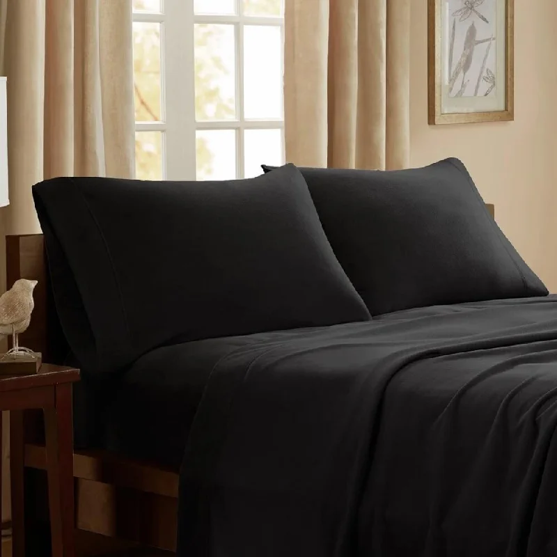 King - size blankets to cover large beds comfortablyFull Micro Fleece Anti-Pill Deep Pocket Sheet Set Black King - size blankets to cover large beds comfortablyFull Micro Fleece Anti-Pill Deep Pocket Sheet Set Black