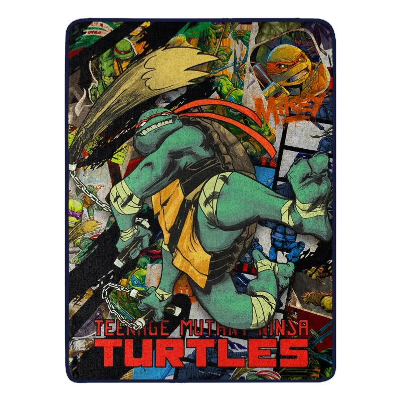 Fleece blankets for a cozy and plush textureTeenage Mutant Ninja Turtles Flyin Mikey Micro Raschel Throw Fleece blankets for a cozy and plush textureTeenage Mutant Ninja Turtles Flyin Mikey Micro Raschel Throw