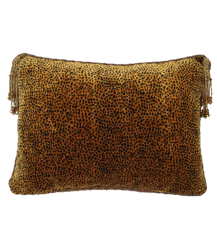 Velvet Pillows for a Touch of EleganceAdjustable Pillows for Customized ComfortAccent Pillow Velvet Cheetah Beaded Tassels 17"x13" Velvet Pillows for a Touch of EleganceAdjustable Pillows for Customized ComfortAccent Pillow Velvet Cheetah Beaded Tassels 17"x13"