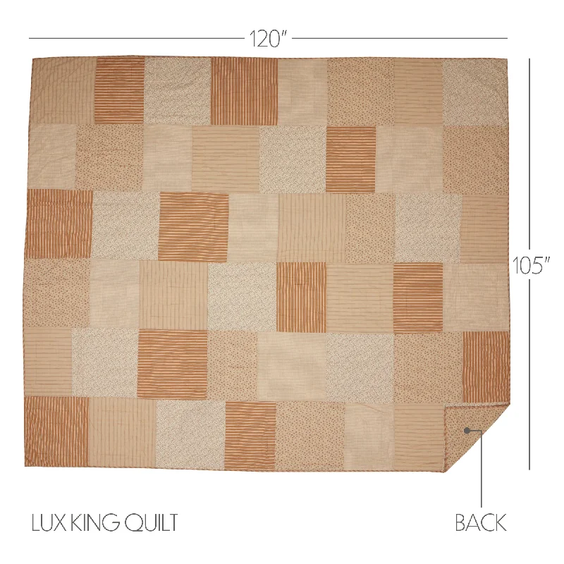 Checkered bed skirts for a classic patternCamilia Luxury King Quilt 120Wx105L