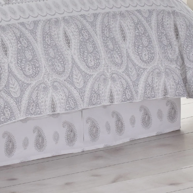 California king bed skirts for a larger bedDena Home Luna Bed Skirt