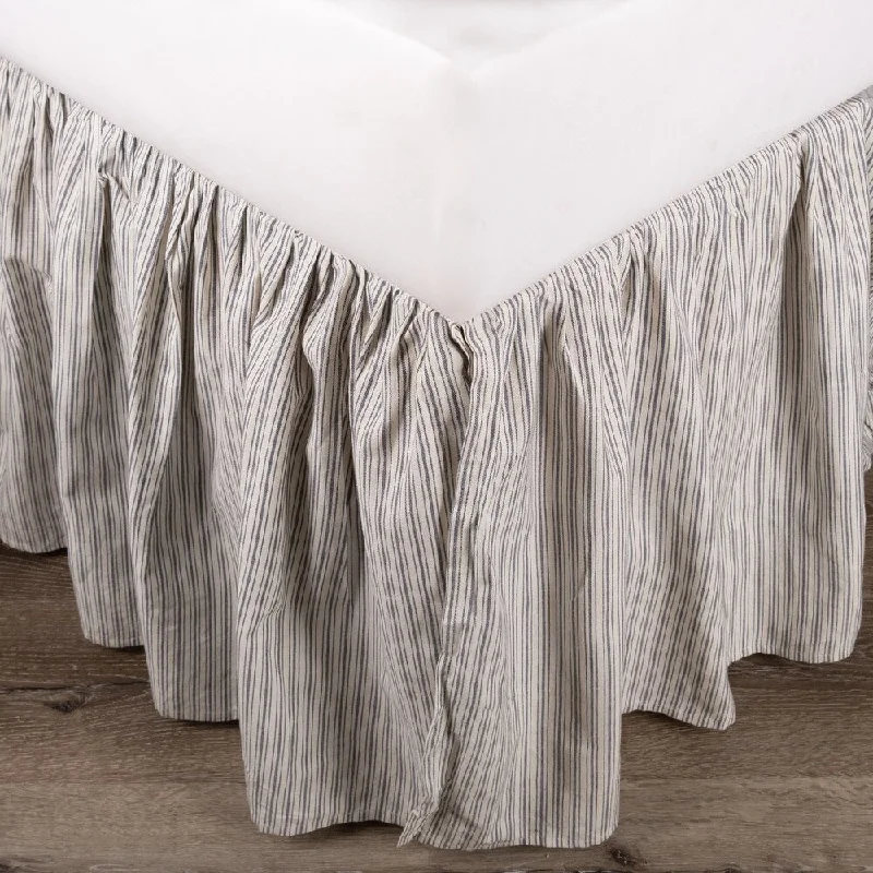 Bed skirts with a flannel material for a cozy winter optionCottage Home Zanni Stripe 3 Piece Tuck In Bed Skirt Bed skirts with a flannel material for a cozy winter optionCottage Home Zanni Stripe 3 Piece Tuck In Bed Skirt