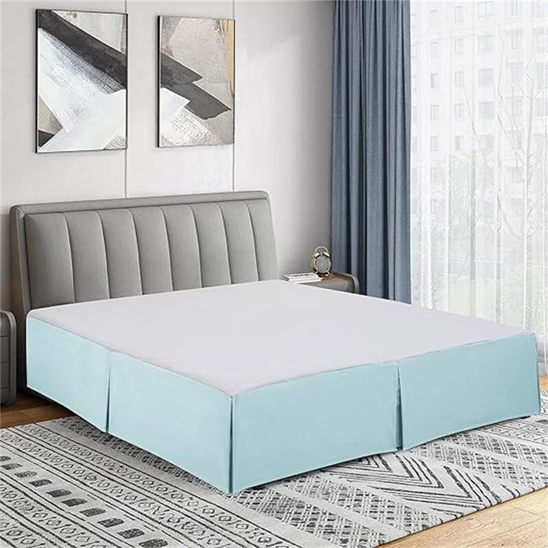 Polyester bed skirts for easy care and durabilityMicrofiber Pleated Easy Fit Bed Skirt Polyester bed skirts for easy care and durabilityMicrofiber Pleated Easy Fit Bed Skirt