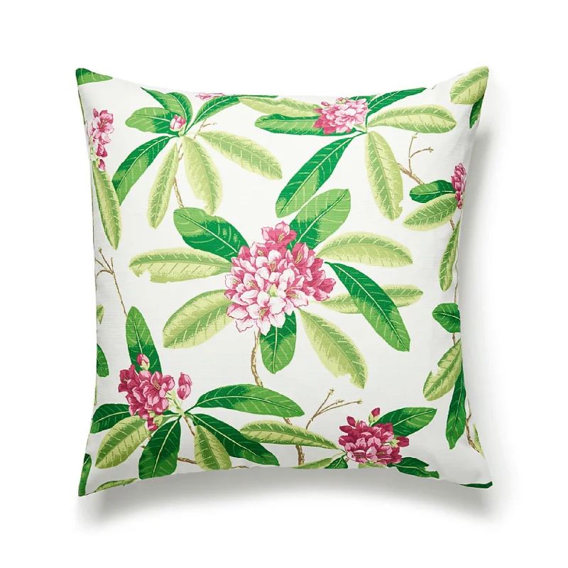 Plush Pillows for a Cozy BedRhododendron Outdoor Pillow