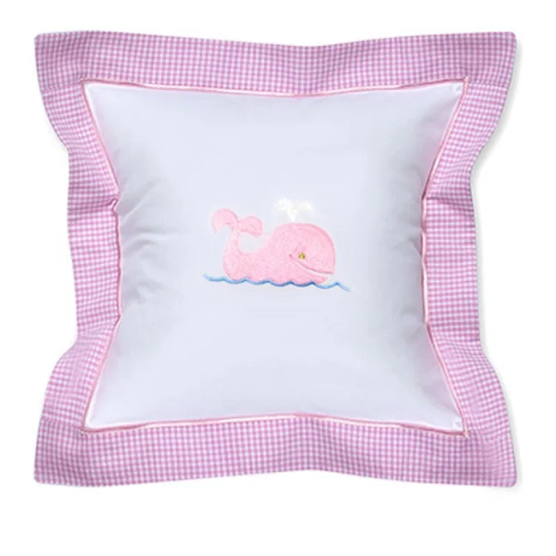 Memory Foam Pillows for Neck SupportBaby Pillow Cover in Whale Pink