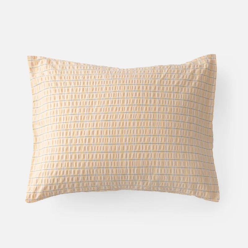 Velvet Pillows for a Touch of EleganceSeersucker Check Pillow Sham