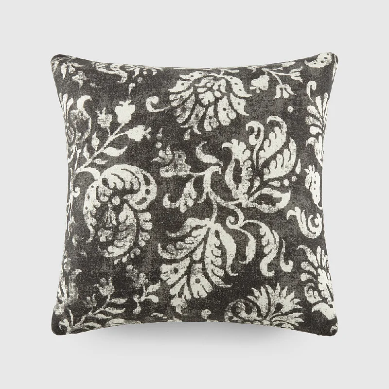 Down Alternative Pillows for Ethical ChoicesDistressed Floral Décor Throw Pillow