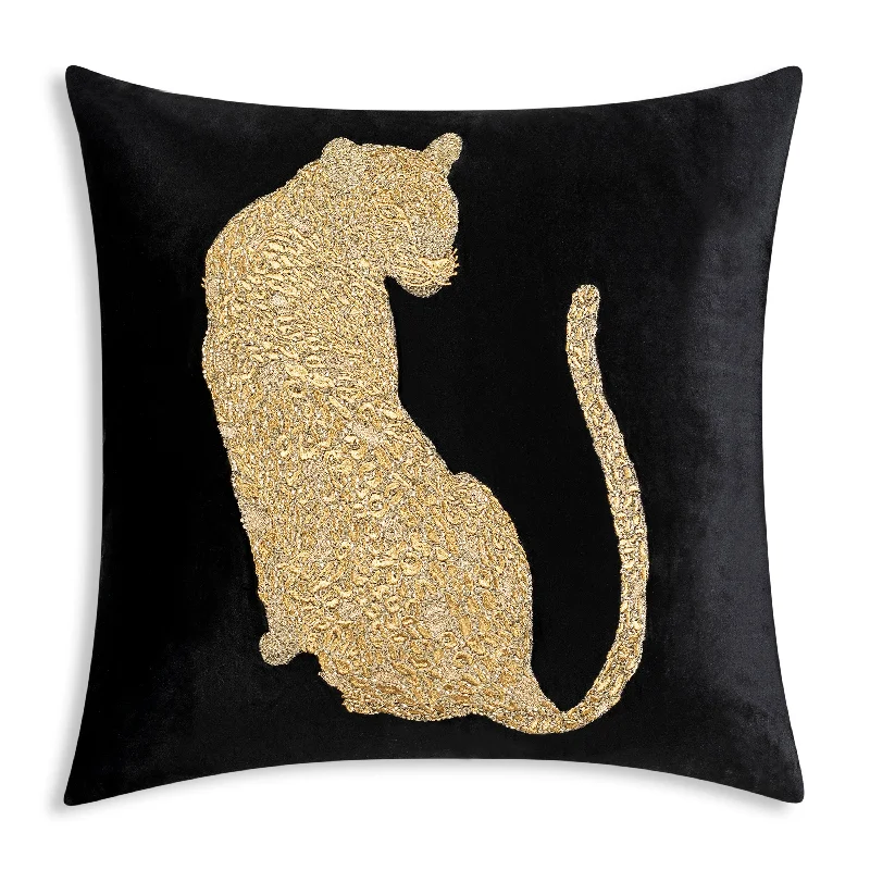 Pregnancy Pillows for Expectant MothersSafara Panther Black Gold Pillow