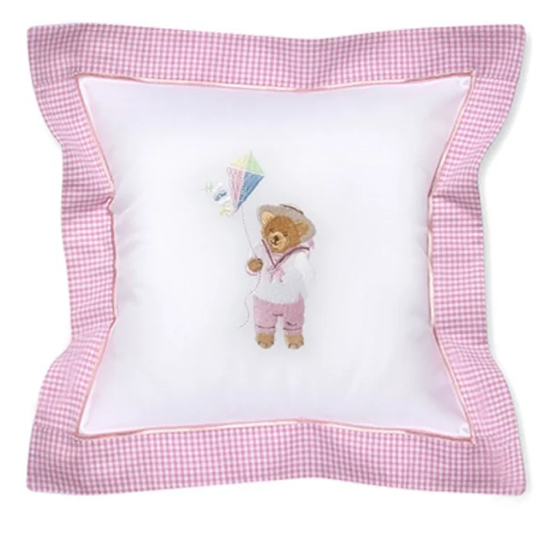 Lumbar Support Pillows for Car SeatsBaby Pillow Cover in Kite Teddy Pink