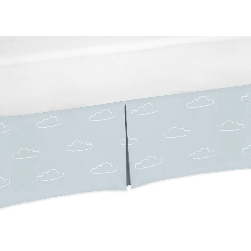 Bed skirts with a jacquard weave for a textured lookBlue Clouds Collection Queen Bed Skirt - Slate and White Cloud Sky for Vintage Airplane Aviator Aviation Collection Bed skirts with a jacquard weave for a textured lookBlue Clouds Collection Queen Bed Skirt - Slate and White Cloud Sky for Vintage Airplane Aviator Aviation Collection