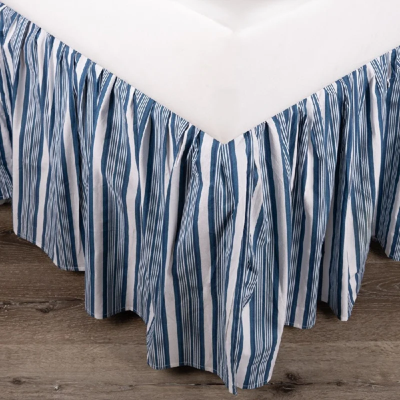 Floral - printed bed skirts for a feminine touchCottage Home Darin Stripe 3 Piece Tuck in Bed Skirt Floral - printed bed skirts for a feminine touchCottage Home Darin Stripe 3 Piece Tuck in Bed Skirt