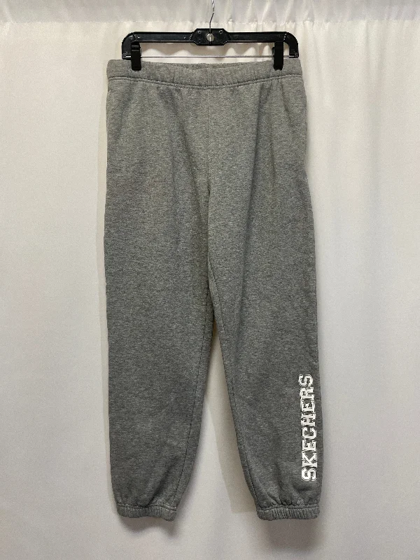 Grey Athletic Pants Skechers, Size M