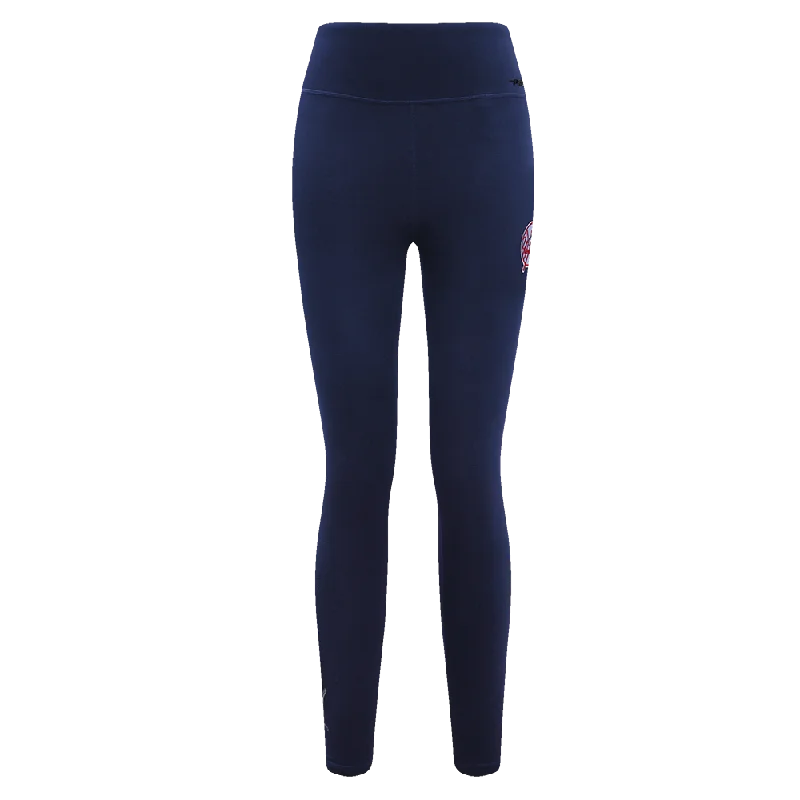 MLB NEW YORK YANKEES MASHUP WOMEN'S JERSEY LEGGING (MIDNIGHT NAVY)