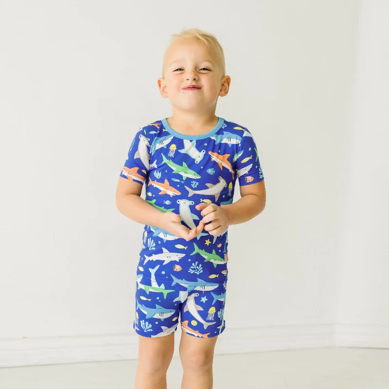 Rad Reef Two-Piece Short Sleeve & Shorts Pajama Set