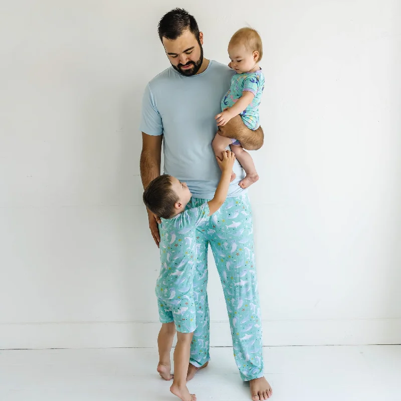 Shark Soiree Two-Piece Short Sleeve & Shorts Pajama Set