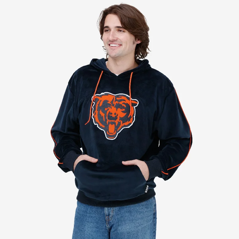 Chicago Bears Velour Hooded Sweatshirt